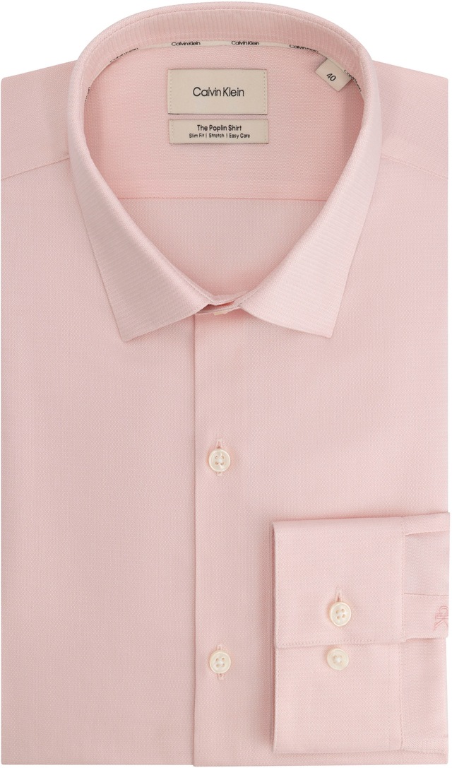 Calvin Klein Businesshemd »SLIM ESNTL POPLIN STR SLD« Slim fit mit Knopfleiste