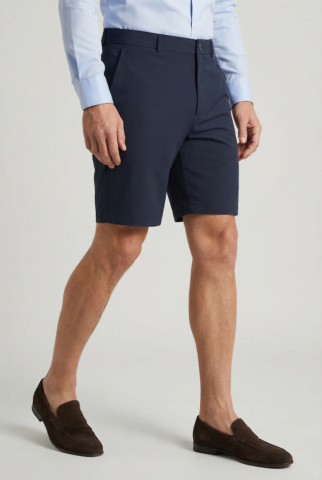 Calvin Klein Shorts »9 IN SLIM REFINED COTTON STRECH« Slim fit mit Eingrifftaschen