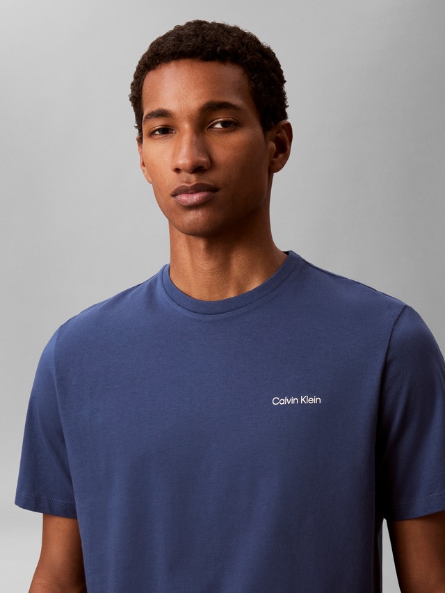 Calvin Klein T-Shirt »SS MICRO LOGO CREWNECK TEE« Regular fit mit Rundhalsausschnitt