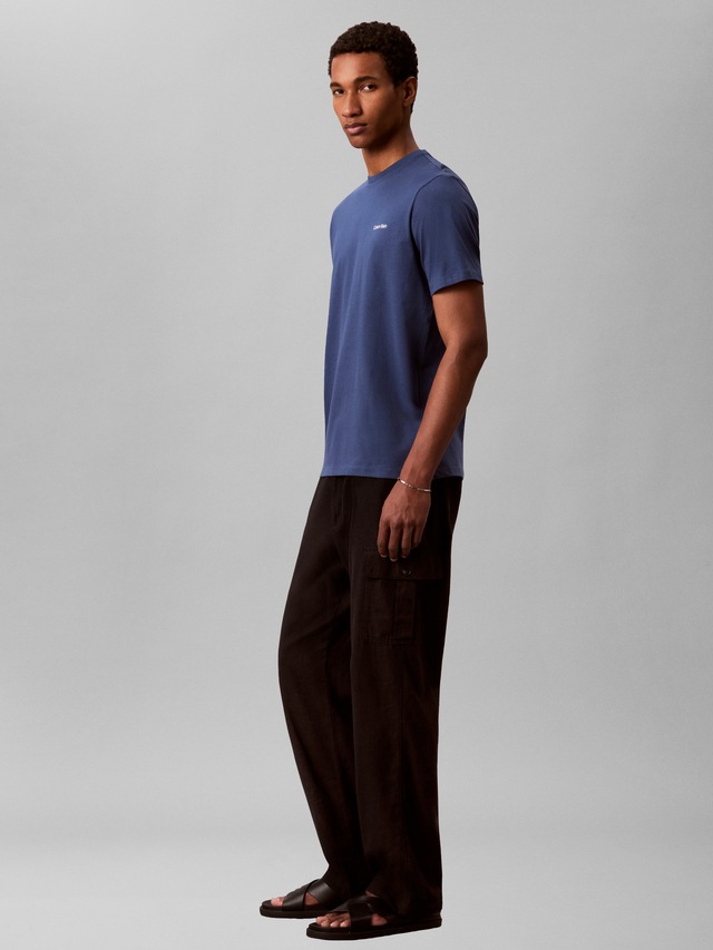 Calvin Klein T-Shirt »SS MICRO LOGO CREWNECK TEE« Regular fit mit Rundhalsausschnitt