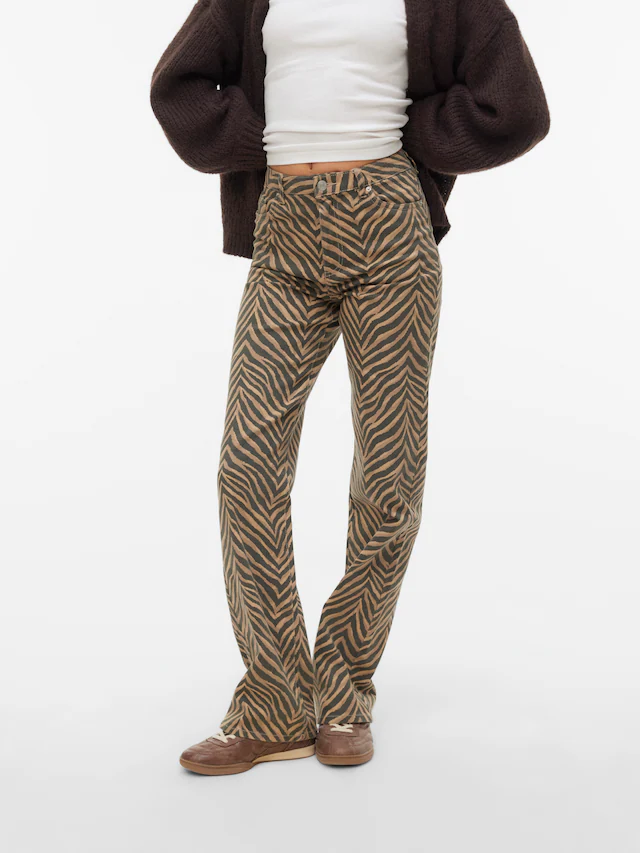 Vero Moda High-waist-Jeans »VMTESSA HR WIDE STRETCH AOP JEANS NOOS«