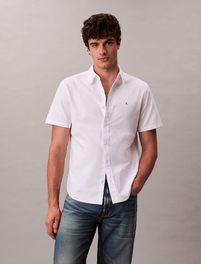 Calvin Klein Jeans Kurzarmhemd »CLASSIC OXFORD SHIRT« Regular fit mit Button-Down-Kragen