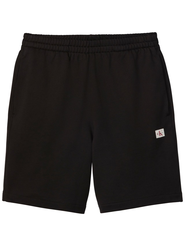 Calvin Klein Jeans Sweatshorts Regular Fit, Logo-Badge, Seitentaschen