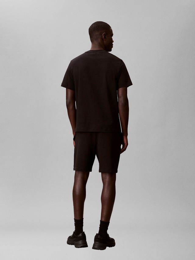 Calvin Klein Jeans Sweatshorts Regular Fit, Logo-Badge, Seitentaschen