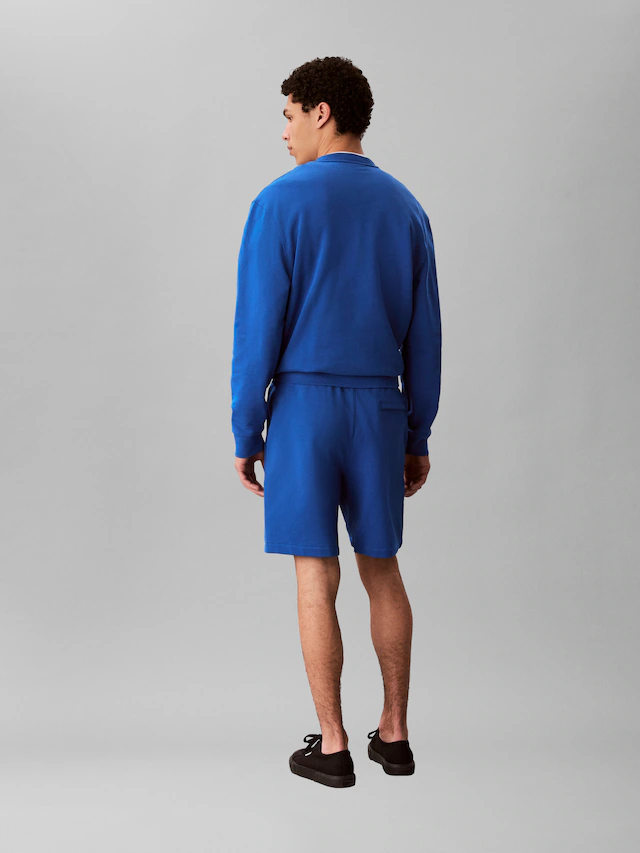 Calvin Klein Jeans Sweatshorts Regular Fit, Logo-Badge, Seitentaschen