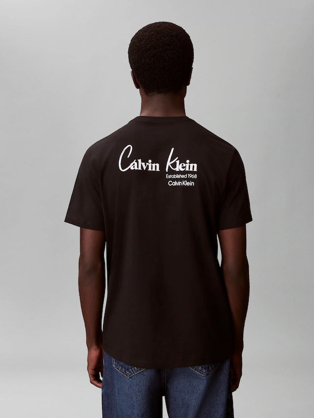 Calvin Klein Jeans T-Shirt »JEANS GRAPHICS« Regular fit mit Markenprint