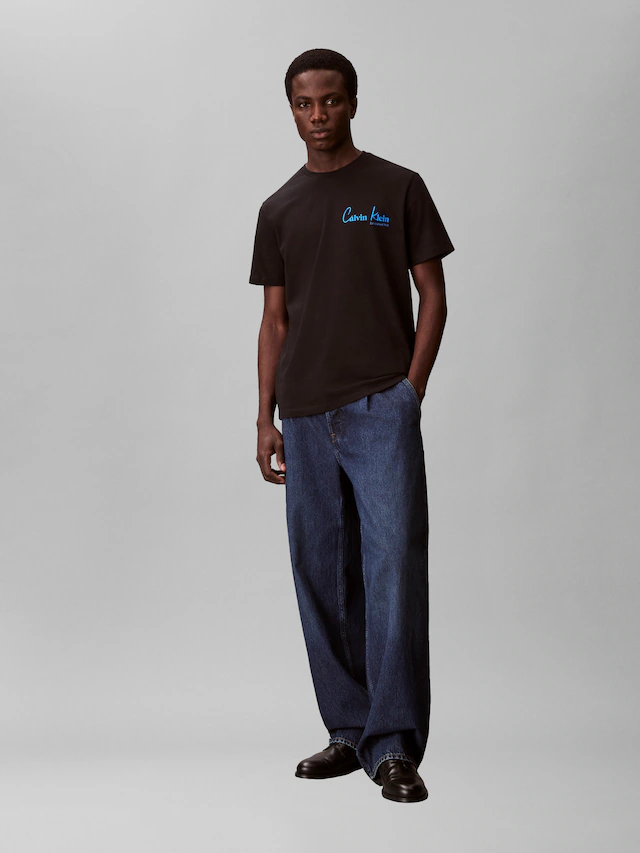 Calvin Klein Jeans T-Shirt »JEANS GRAPHICS« Regular fit mit Markenprint