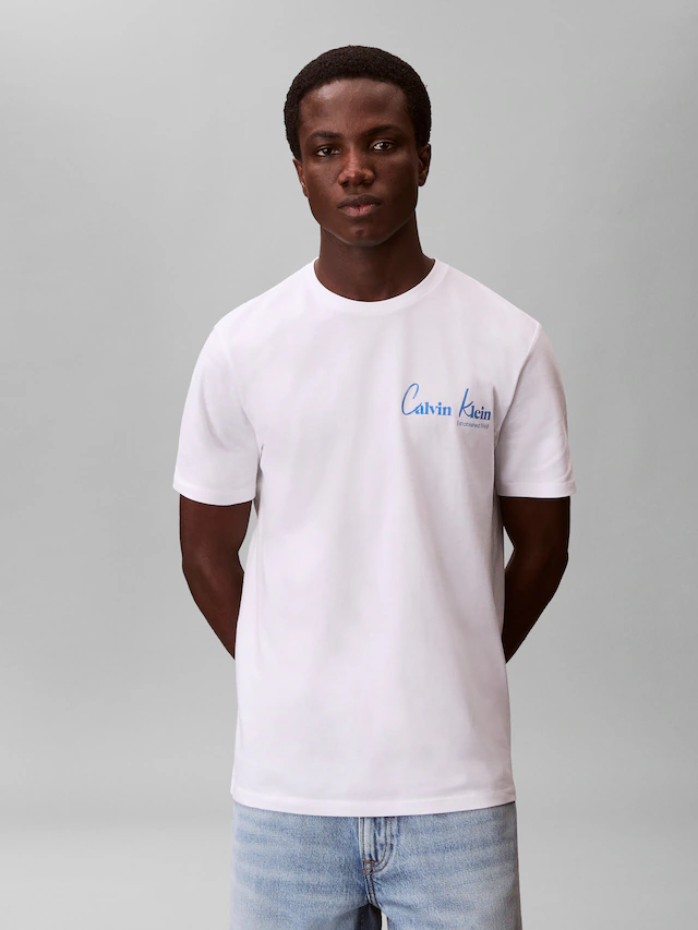 Calvin Klein Jeans T-Shirt »JEANS GRAPHICS« Regular fit mit Markenprint