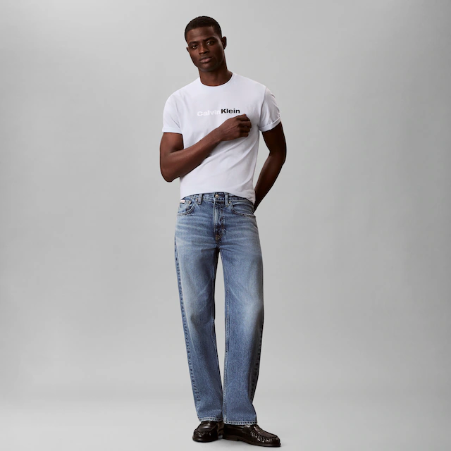 Calvin Klein Jeans T-Shirt »JEANS GRAPHICS« Regular fit mit Markenprint