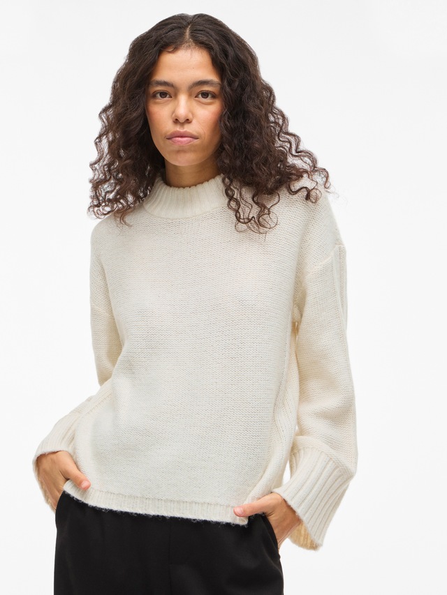 Vila Stehkragenpullover