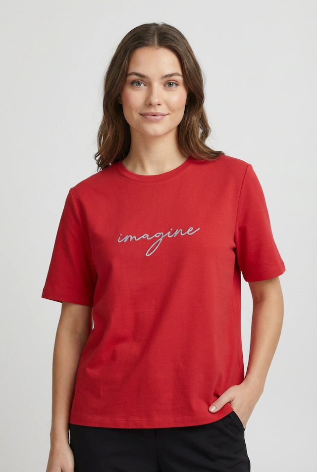 Vila Kurzarmshirt »VISYBIL IMAGINE O-NECK S/S TOP/PB/LC«