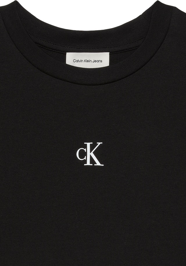 Calvin Klein Jeans T-Shirt »LOGO CROPPED TEE« Boxy fit mit Rundhalsausschnitt, mit Logoschriftzug
