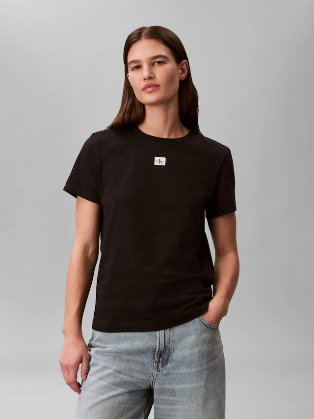 Calvin Klein Jeans T-Shirt Regular fit mit Rundhalsausschnitt