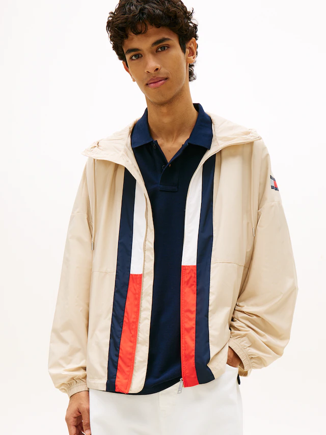Tommy Jeans Windbreaker »CHICAGO FLAG« mit Kapuze Regular fit mit Kapuze