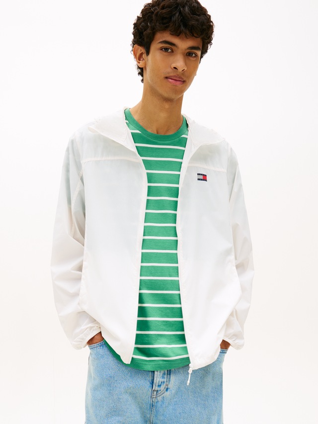 Tommy Jeans »TJM OUTDOOR SHELL« mit Kapuze Windsheeter Windjacke Packable Fahrradjacke Regular fit mit Kapuze