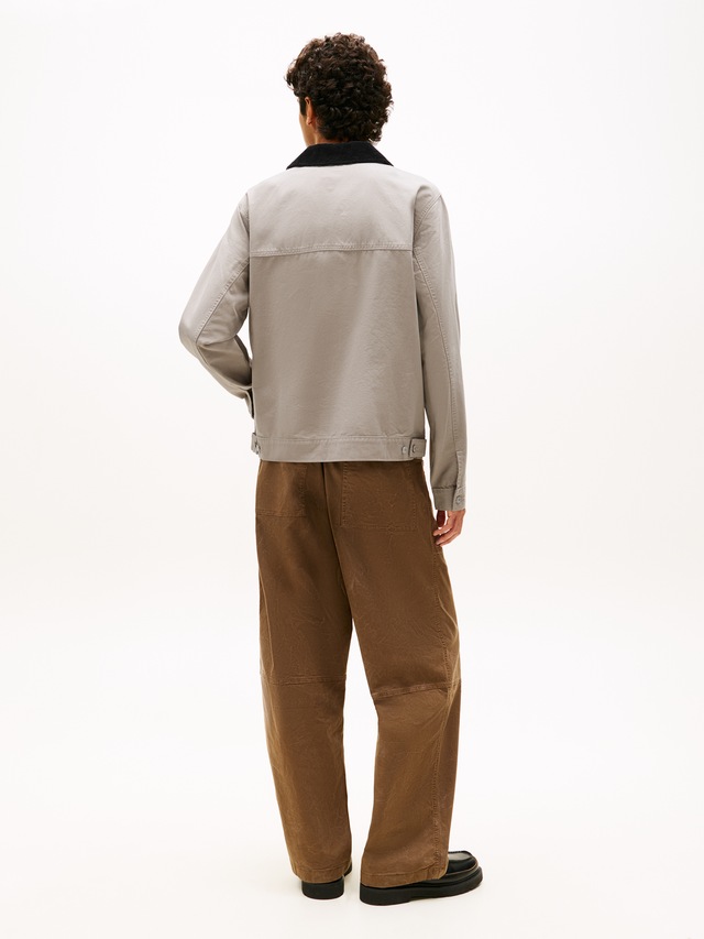 Tommy Jeans Blouson »TJM REGULAR COTTON RANCH« ohne Kapuze Regular fit mit Umlegekragen