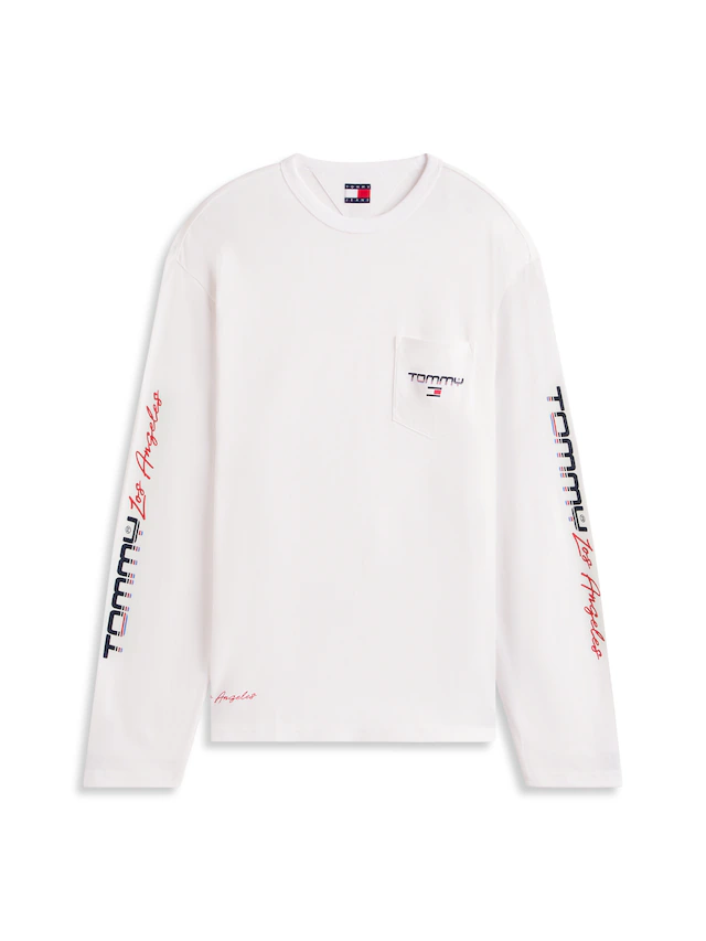 Tommy Jeans Langarmshirt RELAXED FIT mit Print