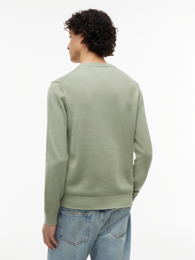 Tommy Jeans Strickpullover »TJM SLIM FIT LIGHT SWEATER« Slim fit mit Rundhalsausschnitt