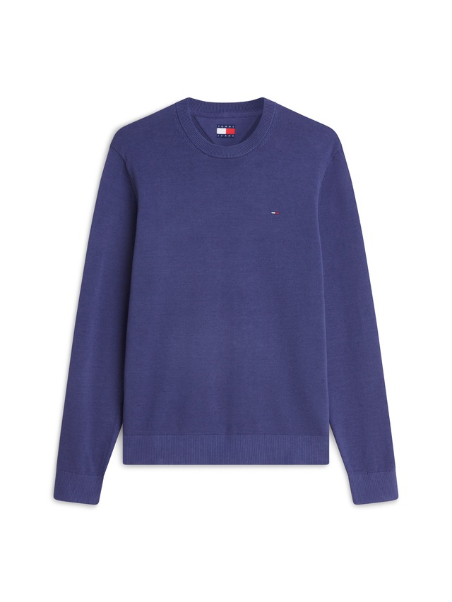 Tommy Jeans Strickpullover »TJM SLIM FIT LIGHT SWEATER« Slim fit mit Rundhalsausschnitt
