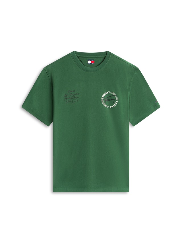 Tommy Jeans T-Shirt »TJM RELAXED SIGN CIRCLE« mit Markenprint, Rundhals