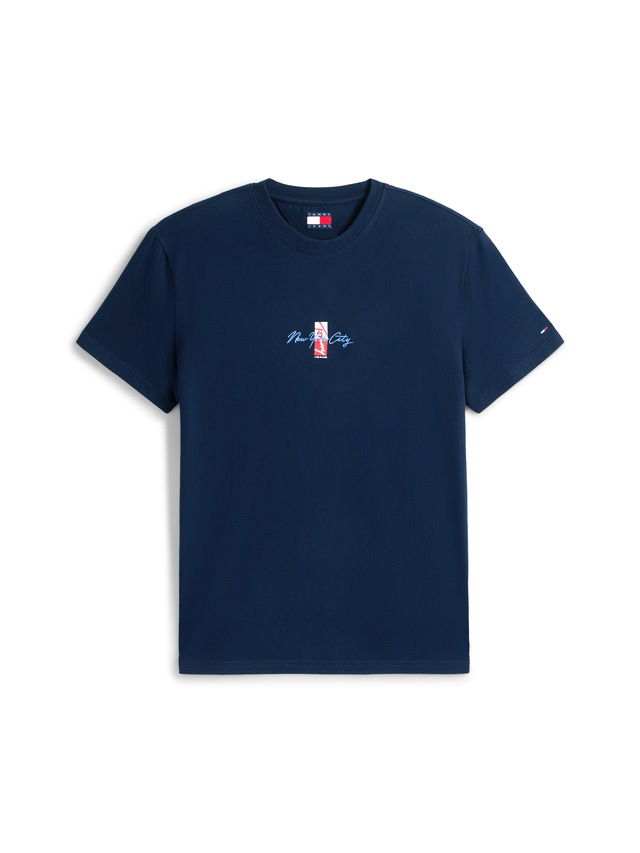 Tommy Jeans T-Shirt »TJM REGULAR SIGN BLOCK« Regular fit mit Rundhalsausschnitt
