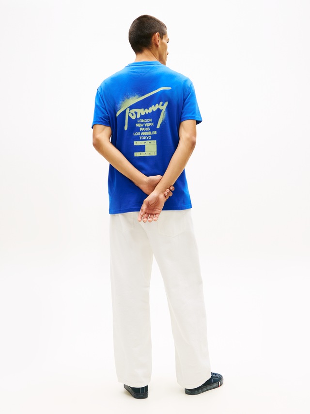 Tommy Jeans T-Shirt »TJM REGULAR CITY SIGN« Regular fit mit Markenprint