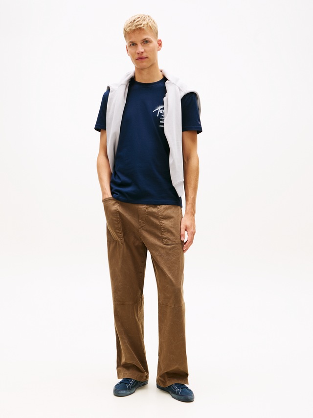 Tommy Jeans T-Shirt »TJM REGULAR CITY SIGN« Regular fit mit Markenprint