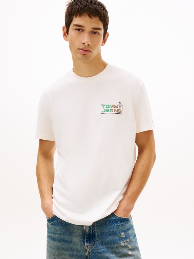 Tommy Jeans T-Shirt »TJM REGULAR GYM BLOCK« mit Rundhalsausschnitt