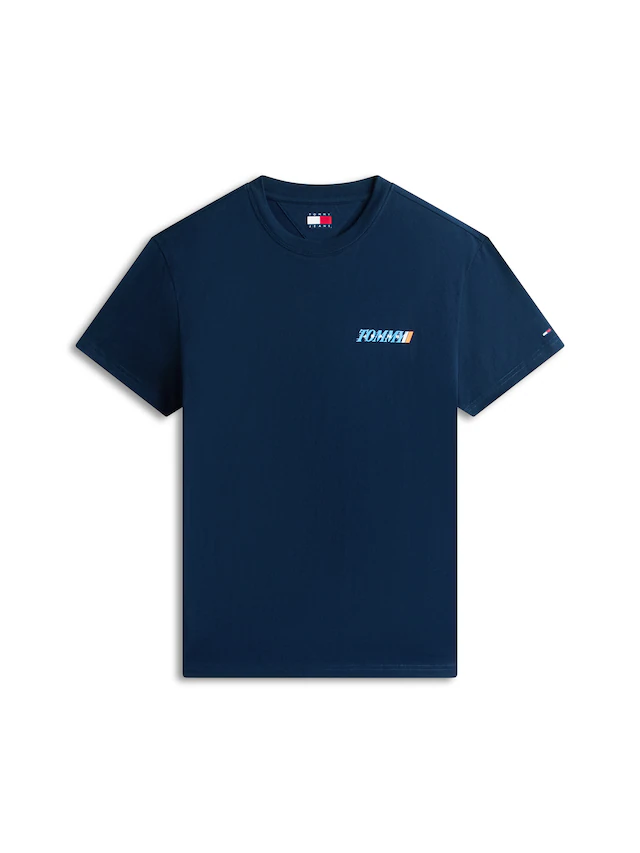 Tommy Jeans T-Shirt »REGULAR VINTAGE LA BACK« in regulärer Passform mit Markenprint