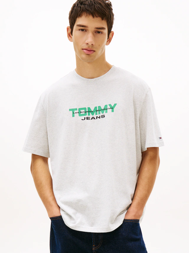 Tommy Jeans T-Shirt »TJM 90S BLOCK« Relaxed fit mit Rundhalsausschnitt
