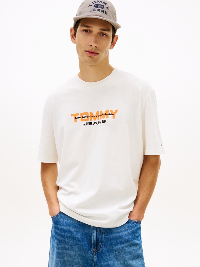 Tommy Jeans T-Shirt »TJM 90S BLOCK« Relaxed fit mit Rundhalsausschnitt