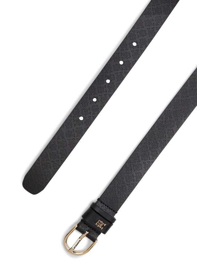 Tommy Hilfiger Ledergürtel »EFFORTLESS 2.5 MONO« Größenverstellbar durch Schnalle
