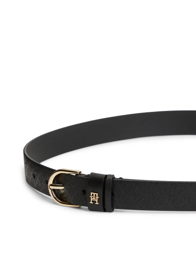 Tommy Hilfiger Ledergürtel »EFFORTLESS 2.5 MONO« Größenverstellbar durch Schnalle
