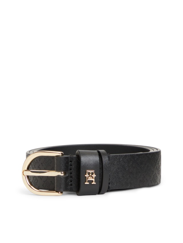 Tommy Hilfiger Ledergürtel »EFFORTLESS 2.5 MONO« Größenverstellbar durch Schnalle