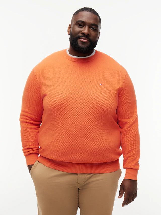 Tommy Hilfiger Big & Tall Rundhalspullover »ESSENTIAL STRUCTURE CREW NECK« Große Größen, regular fit