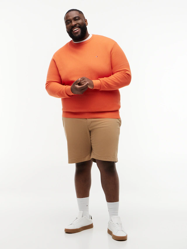 Tommy Hilfiger Big & Tall Rundhalspullover »ESSENTIAL STRUCTURE CREW NECK« Große Größen, regular fit
