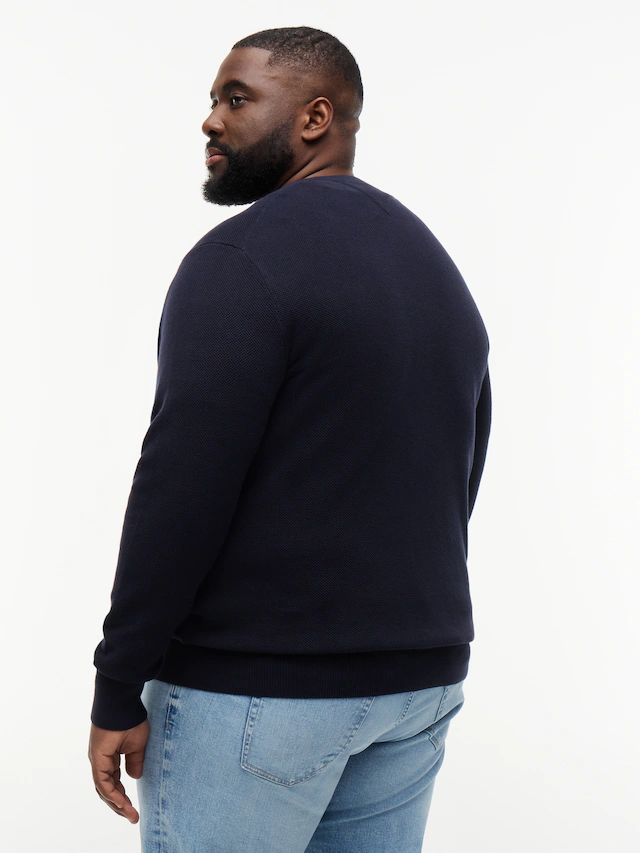 Tommy Hilfiger Big & Tall Rundhalspullover »ESSENTIAL STRUCTURE CREW NECK« Große Größen, regular fit