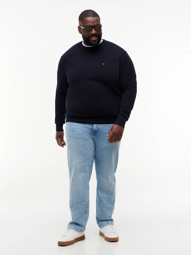Tommy Hilfiger Big & Tall Rundhalspullover »ESSENTIAL STRUCTURE CREW NECK« Große Größen, regular fit