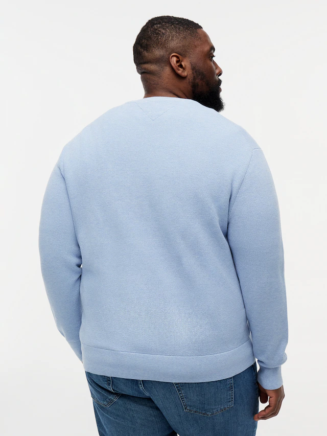 Tommy Hilfiger Big & Tall Rundhalspullover »ESSENTIAL STRUCTURE CREW NECK« Große Größen, regular fit