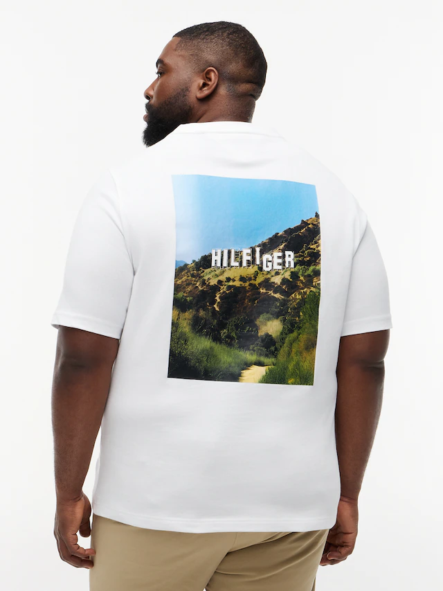 Tommy Hilfiger Big & Tall T-Shirt »BT-PHOTO PRINT HILFIGER« mit großem Rückenprint