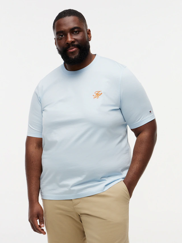 Tommy Hilfiger Big & Tall T-Shirt »BT-SCRIPT MONOGRAM SWIMSHOP« Große Größen, Jersey, Logo-Stickerei