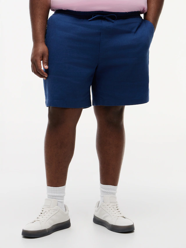 Tommy Hilfiger Big & Tall Chinoshorts »BT-DOVER« Große Größen, aus Leinenmix, regular fit, elastischer Bund
