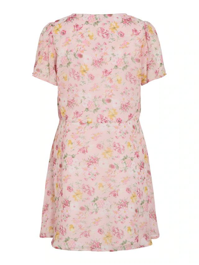 Vila Minikleid »VIFALIA V-NECK S/S SHORT DRESS- NOOS« Sommerkleid,