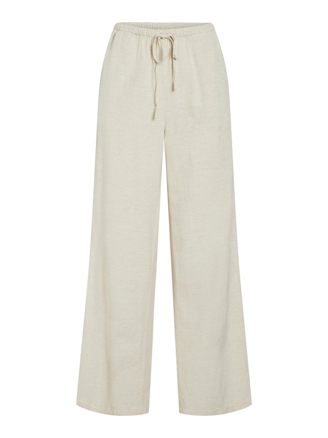Vila Schlupfhose »VIPRISILLA RW PANTS - NOOS« Sommerhose, mit Leinen