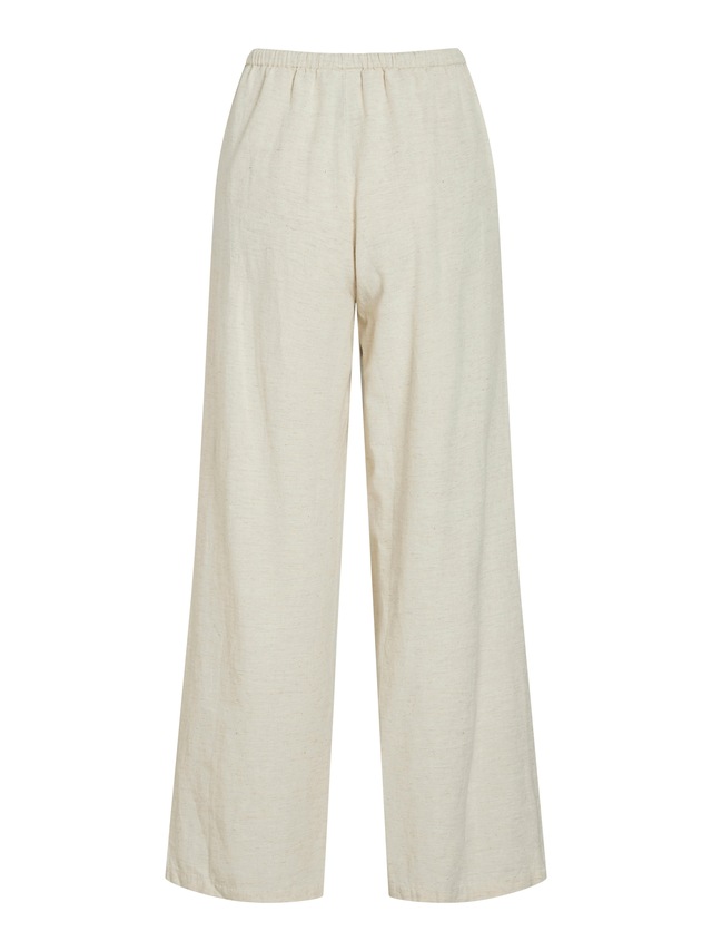 Vila Schlupfhose »VIPRISILLA RW PANTS - NOOS« Sommerhose, mit Leinen