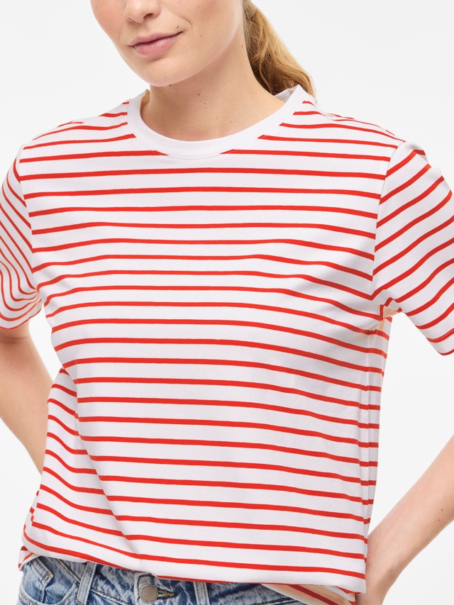 Vila Kurzarmshirt »VINORA S/S YD T-SHIRT - NOOS«