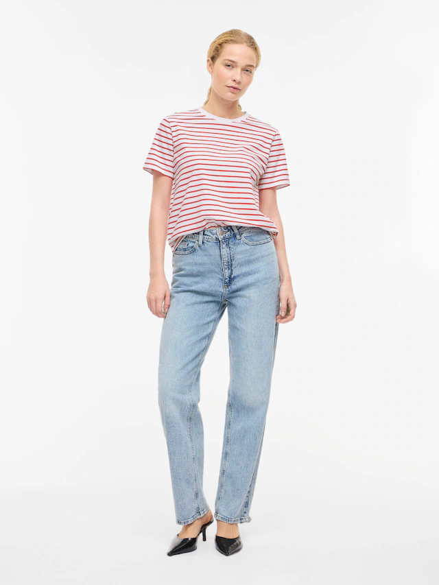 Vila Kurzarmshirt »VINORA S/S YD T-SHIRT - NOOS«