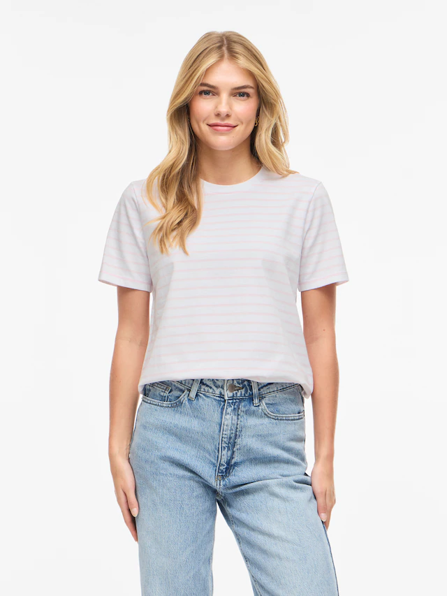 Vila Kurzarmshirt »VINORA S/S YD T-SHIRT - NOOS«