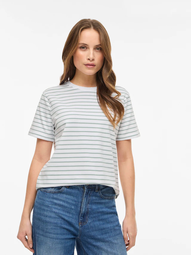 Vila Kurzarmshirt »VINORA S/S YD T-SHIRT - NOOS«