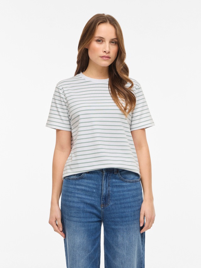 Vila Kurzarmshirt »VINORA S/S YD T-SHIRT - NOOS«